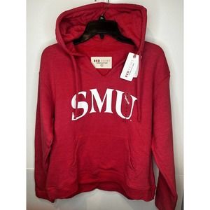 Women's SMU Hoodie Jacket Red Size Small NEW Red Shirt $49 Southern Methodist